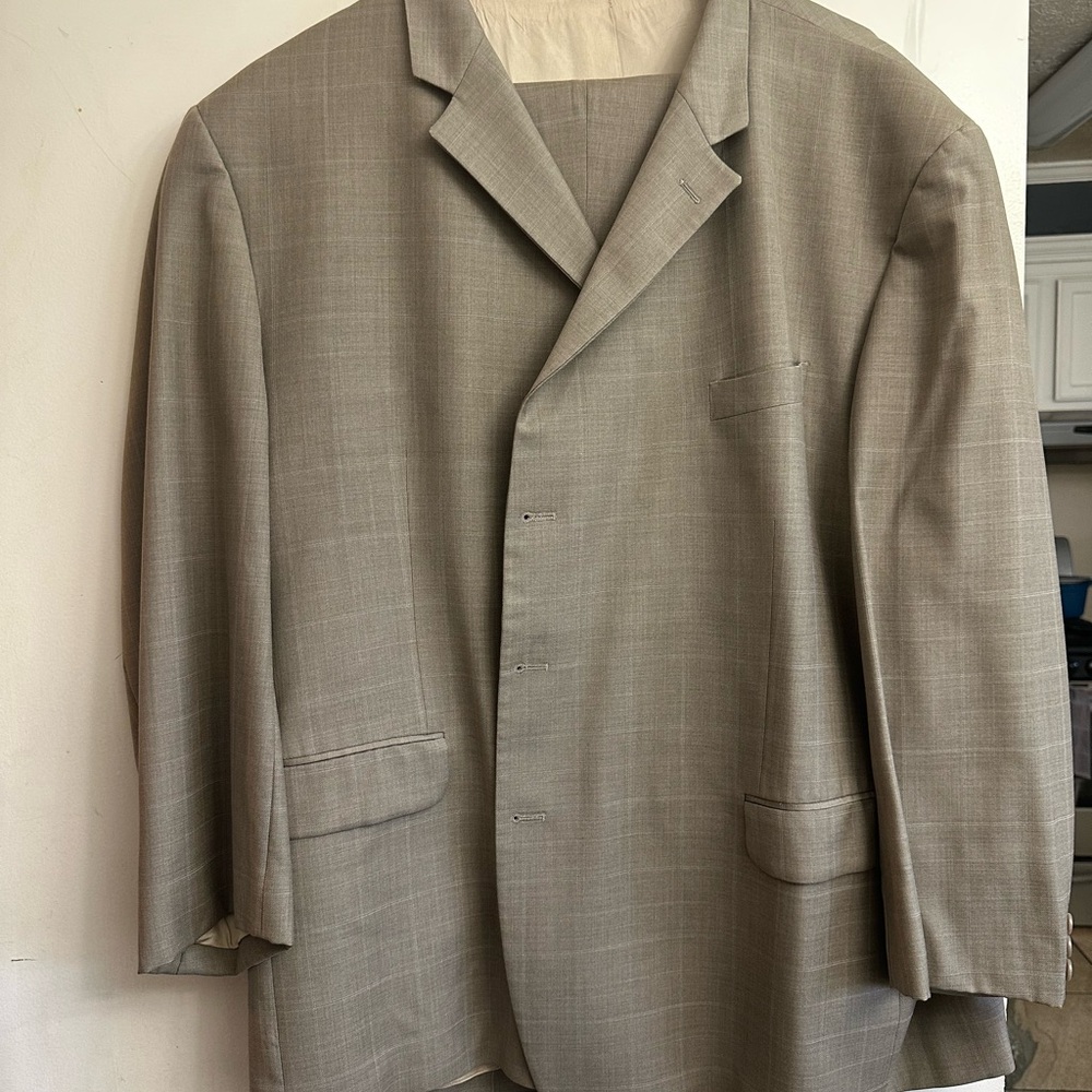 Classic Taupe Men's Blazer and pants
